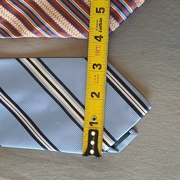 LOT OF 2 VIZONI Uomo Silk Neck Tie - Picture 4 of 6